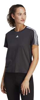 Training Essential 3 Stripes T-shirt Dames zwart