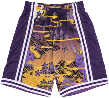 Training Shorts Mitchell & Ness , Purple , Heren - Xl,L