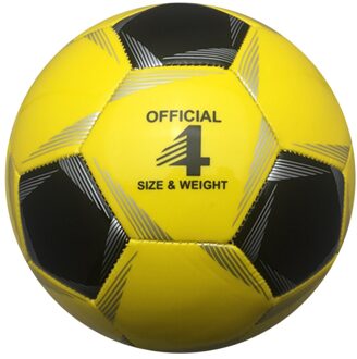 Training Voetbal Voetbal Praktijk Grootte 4 Indoor Spel Voor Jeugd Tieners geel