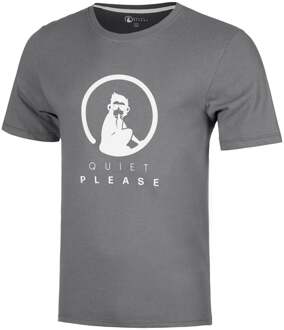 Trainings T-shirt Heren grijs - M