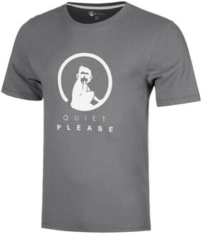 Trainings T-shirt Heren grijs - S