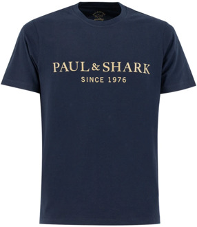 Trainings T-Shirts Paul & Shark , Blue , Heren - M,S