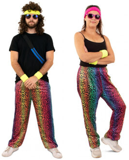 Trainingsbroek neon panter unisex Multikleur - Print