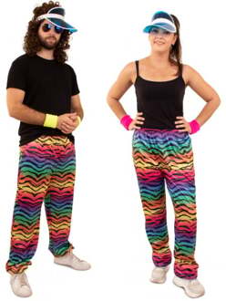 Trainingsbroek neon tijger unisex Multikleur - Print
