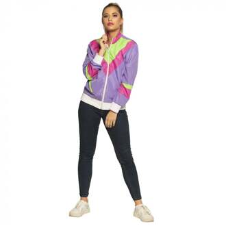 Trainingsjasje Retro Dames Polyester Multikleur