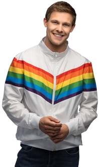 Trainingsjasje Vintage Rainbow Dude Multikleur - Print