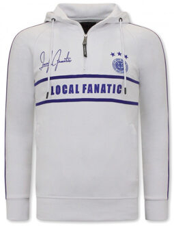 Trainingspak double line signed Wit