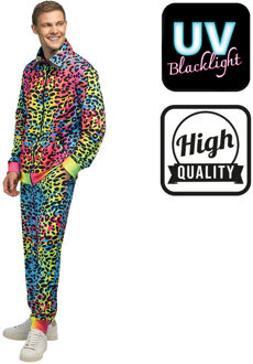 Trainingspak Leopard Art Dude UV Multikleur - Print