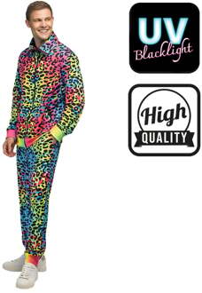 Trainingspak Leopard Art Dude UV Multikleur - Print
