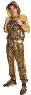Trainingspak Luipaard Print Goud Man Marcello Goud - Brons
