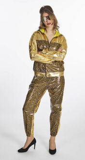 Trainingspak Luipaard Print Goud Vrouw Melinda Goud - Brons