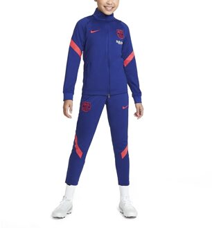 Trainingspak - Maat XL  - Unisex - blauw/rood 158/170