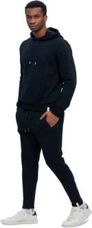 trainingspak met geborduurd logo voor heren Donkerblauw - XL