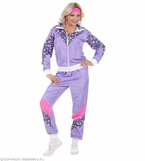 Trainingspak Paars Dames Roze, Wit - Transparant, Paars - Lila, Multikleur - Print