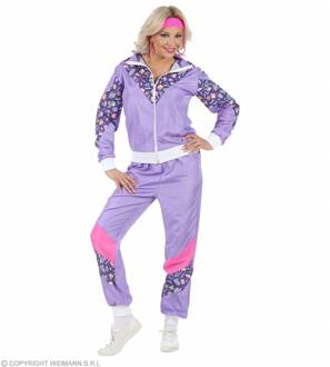 Trainingspak Paars Dames Roze, Wit - Transparant, Paars - Lila, Multikleur - Print