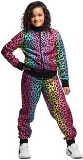 Trainingspak Regenboogpanter kind Multikleur - Print