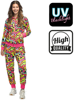 Trainingspak Street Art Babe UV Multikleur - Print