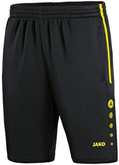 Trainingsshort Active Zwart-Fluo Geel Maat S