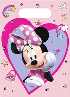 Traktatiezakjes Minnie Mouse Junior (6st) Multikleur - Print