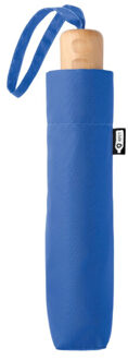Tralee rpet vouwparaplu Blauw - One size