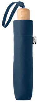 Tralee rpet vouwparaplu Blauw - One size