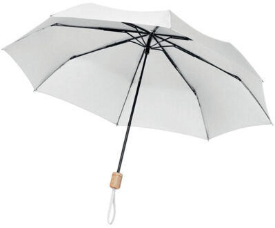Tralee rpet vouwparaplu Wit - One size