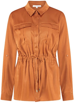Tramontana blouse C13-11-301/2600 Tramontana , Brown , Unisex - 2Xl,L,M,S