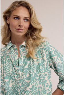 Tramontana blouse c21-19-301 099998 - maat 38 Groen