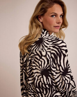 Tramontana Blouse lange mouw c04-17-301 Zwart - 42