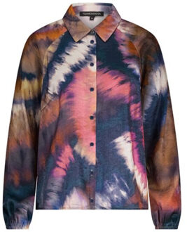 Tramontana Blouse lange mouw c29-18-301 Veelkleurig - 42