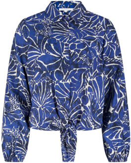 Tramontana Blouse lange mouw c31-19-301 Blauw - 44