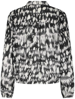 Tramontana Blouse print blacks Zwart - 36