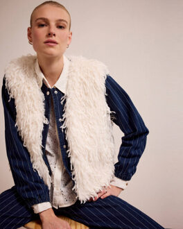 Tramontana Gilet c22-17-802 Ecru - 42