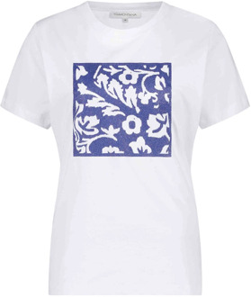 Tramontana Zomer Ikat T-shirt Tramontana , White , Dames - 2Xl,Xl,L,M,S,3Xl