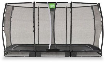 Trampoline Allure Premium met Veiligheidsnet - Inground - 366 x 214 cm - Zwart