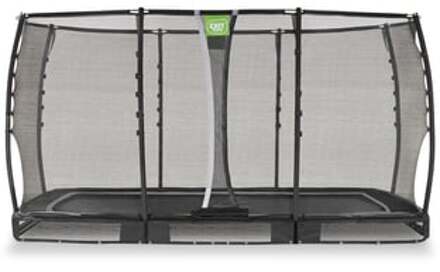 Trampoline Allure Premium met Veiligheidsnet - Inground - 366 x 214 cm - Zwart