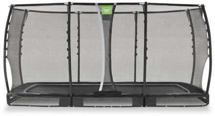 Trampoline Allure Premium met Veiligheidsnet - Inground - 427 x 244 cm - Zwart