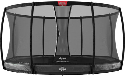 Trampoline BERG InGround Elite Grey 380 + Safety Net Deluxe