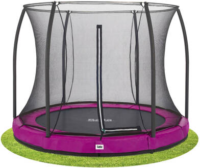 Trampoline Comfort Edition Ground 183 cm met Veiligheidsnet - Roze