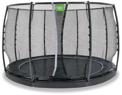 Trampoline Dynamic met Veiligheidsnet - Groundlevel - 305 cm - Zwart