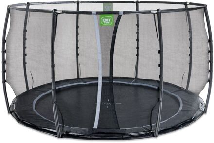 Trampoline Dynamic met Veiligheidsnet - Groundlevel - 366 cm - Zwart