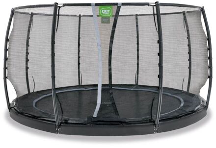 Trampoline Dynamic met Veiligheidsnet - Groundlevel - 427 cm - Zwart