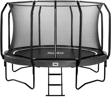 Trampoline First Class 427 cm met Veiligheidsnet - Zwart