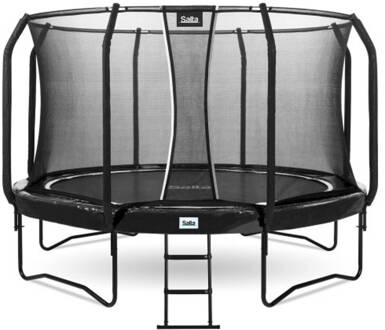 Trampoline First Class met Veiligheidsnet en Ladder - 366 cm - Zwart