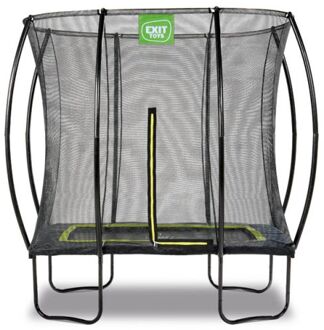 Trampoline Silhouette met Veiligheidsnet - 214 x 153 cm - Zwart