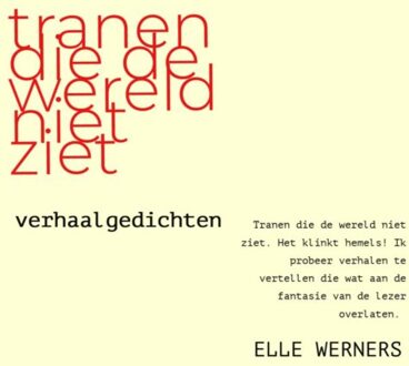 Tranen Die De Wereld Niet Ziet - Elle WERNERS