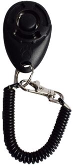 Transer 1Pc Hond Tranining Supply Hond Huisdier Clicker Training Aid Polsband Smart Dog Training Accessoire 81220 zwart