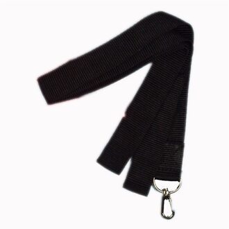 Transer Pet Supply Nylon Touw Riem Halsband Harness Leash 80329 zwart