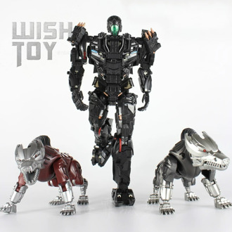 Transformation Robot Peru Kill Lockdown VT-01 VT01 KO VS UT R01 MasterPiece Alloy With Two Dogs Anime Action Figure Collection