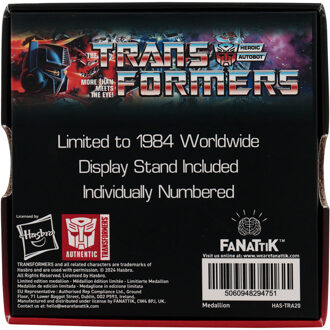 Transformers 40th Anniversary Autobot Medallion